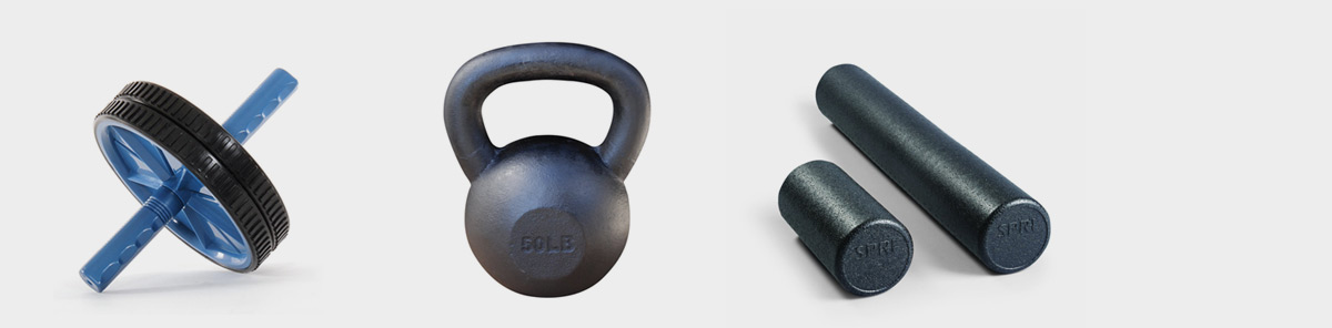 How to Build a Home Gym / Home Workout – The Best Kettlebell, Ab Roller and Foam Roller