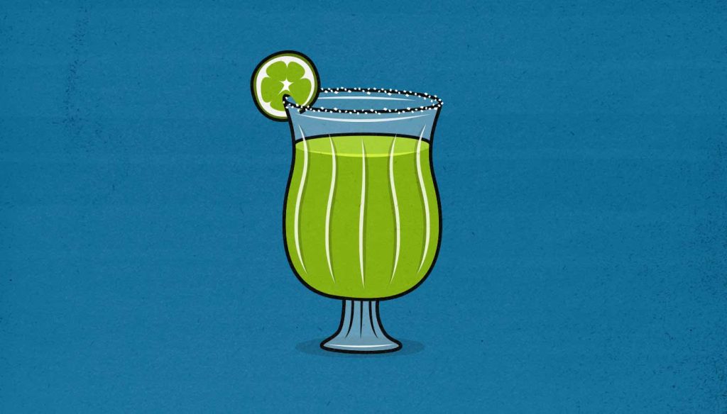 Illustration of a margarita