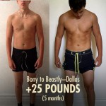 Dallas, one of our youngest members, showing that guys can gain 25 pounds before even leaving high school.
