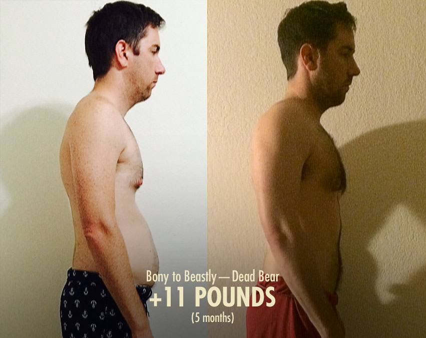 A man's skinny fat transformation. Before and after results from body recomposition.