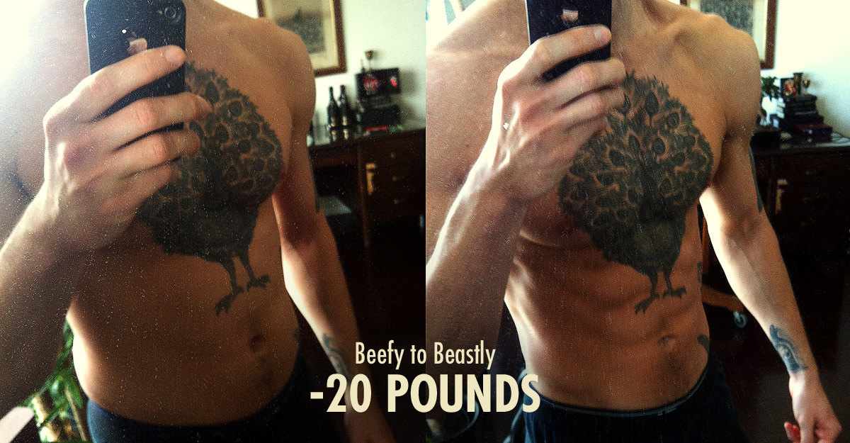 Bony to Beastly Cutting Body Fat Percentage