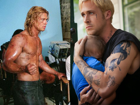 Brad Pitt & Ryan Gosling Hardgainer / Ectomorph Muscle Belly Genetics