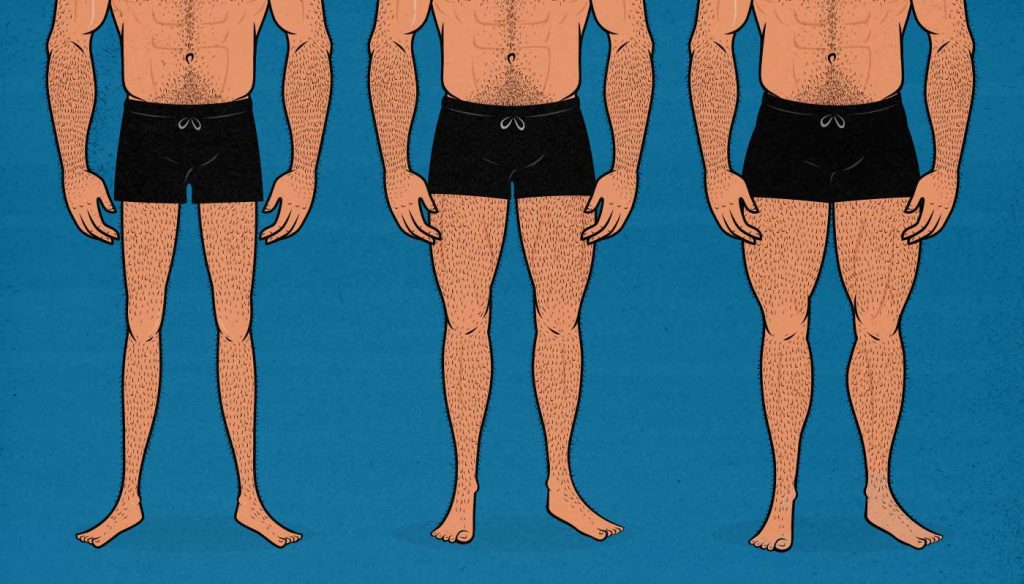 How Big Should Men Build Their Legs Bony to Beastly