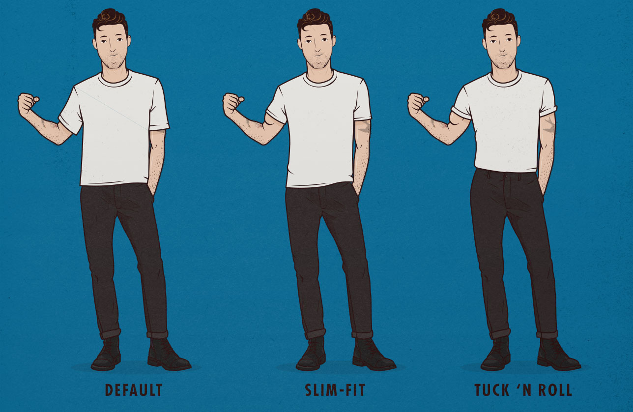 Men's Muscle Fit vs Slim Fit  What is The Best Fitting Mens Shirts?