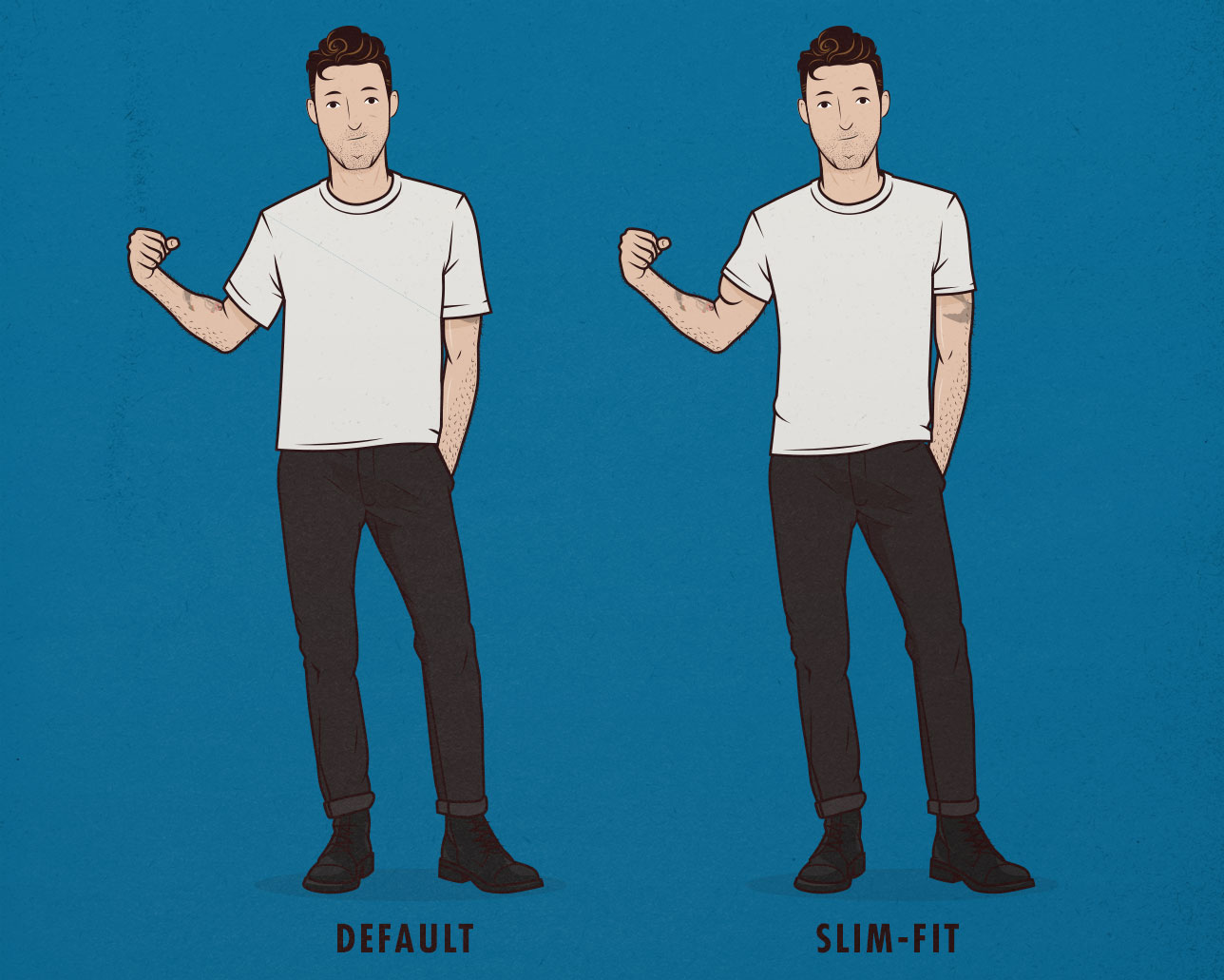 Best T-Shirts For Slim Guys | Which T-shirt is Best for Skinny Guys? –  Tapered Menswear