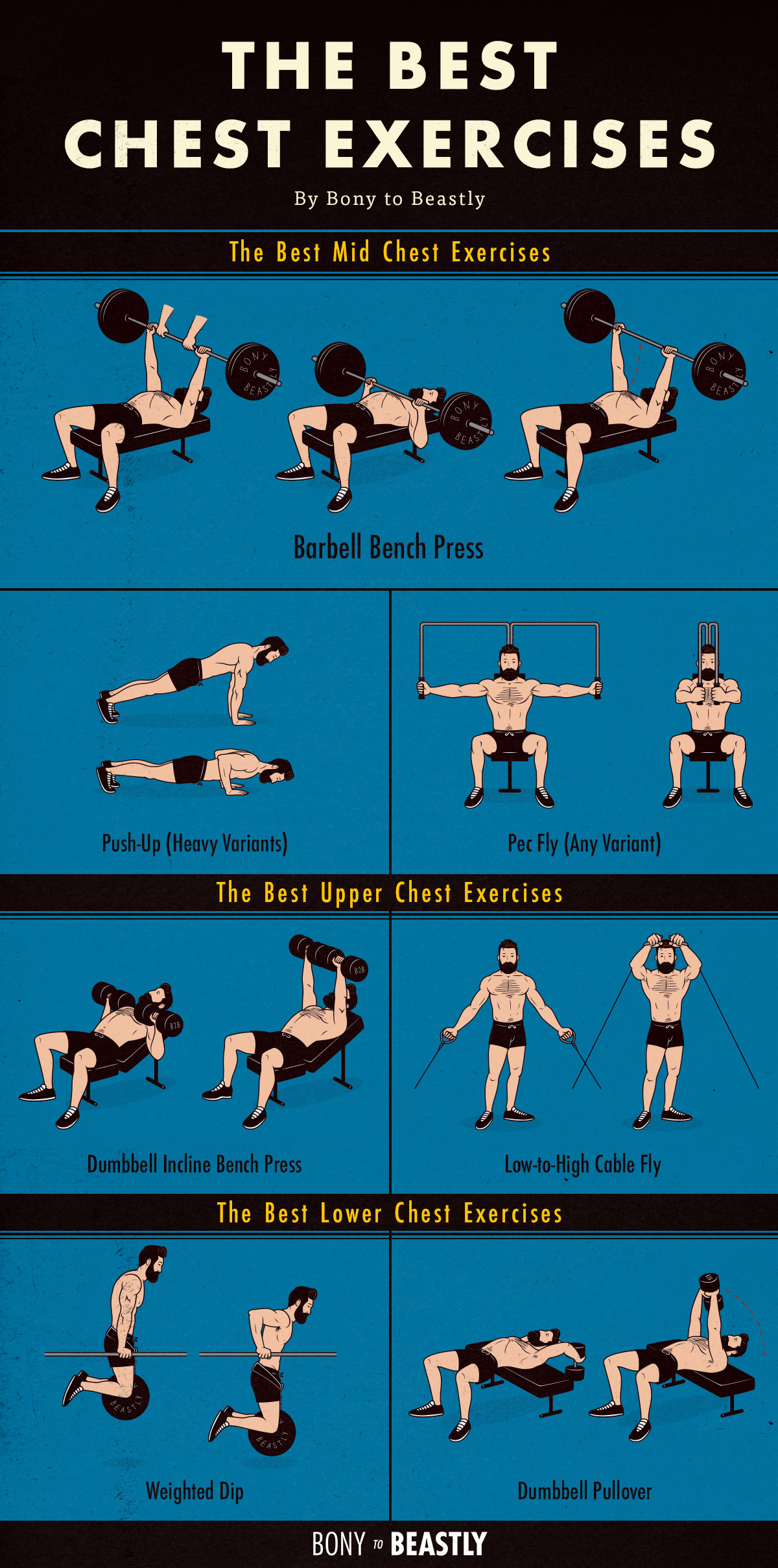 6 Day Workouts For Your Lower Chest for Weight Loss