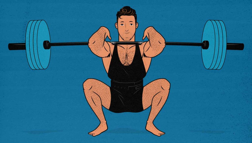 Full Squat Clean: clear, illustrated, easy-to-follow instructions