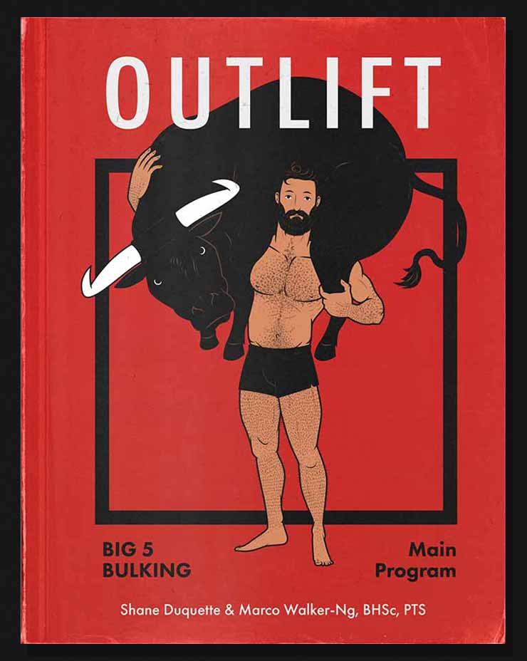 Cover illustration for the Outlift bulking program.