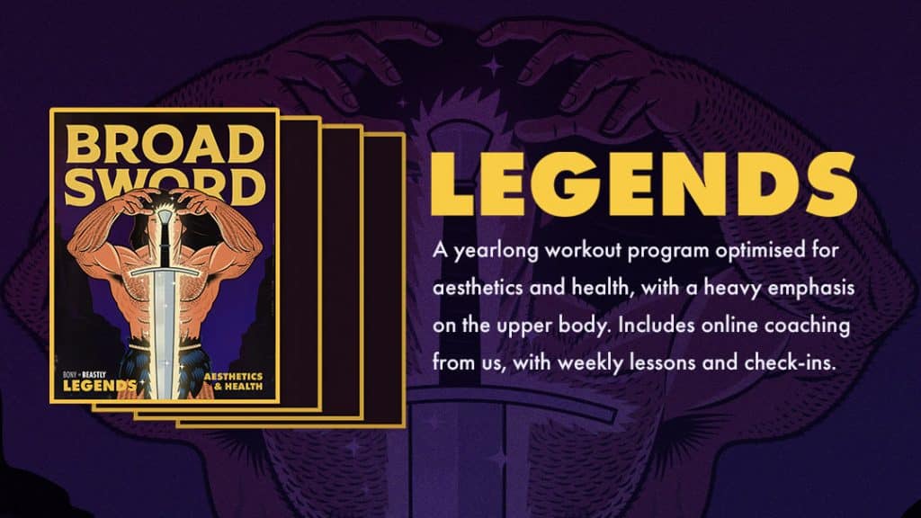 The Legends Health & Aesthetics workout, diet, lifestyle, and coaching program.