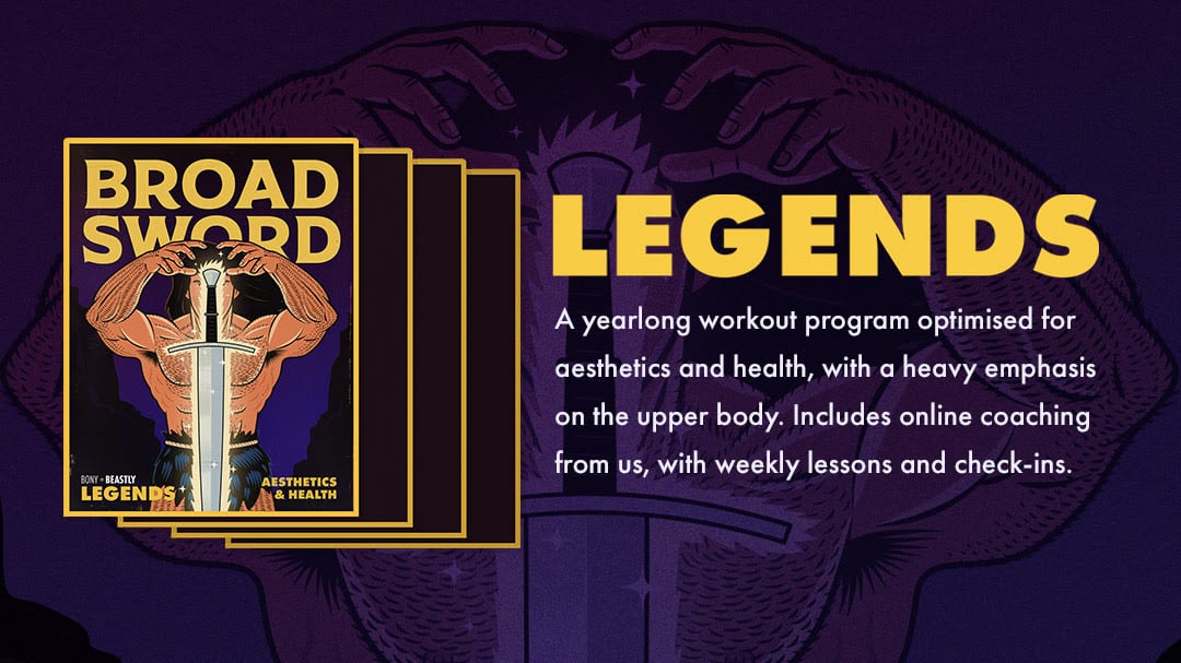 The Legends Health & Aesthetics workout, diet, lifestyle, and coaching program.