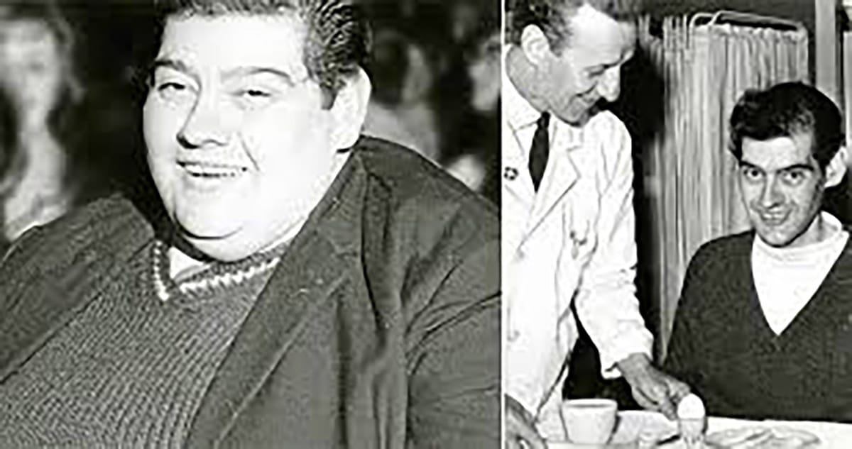 A photo of Angus Barbieri, the man who fasted for over a year.