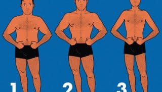 What's More Attractive: Height or Muscle? Survey illustration by Shane Duquette comparing a strong man against a tall man to see what women find more attractive.