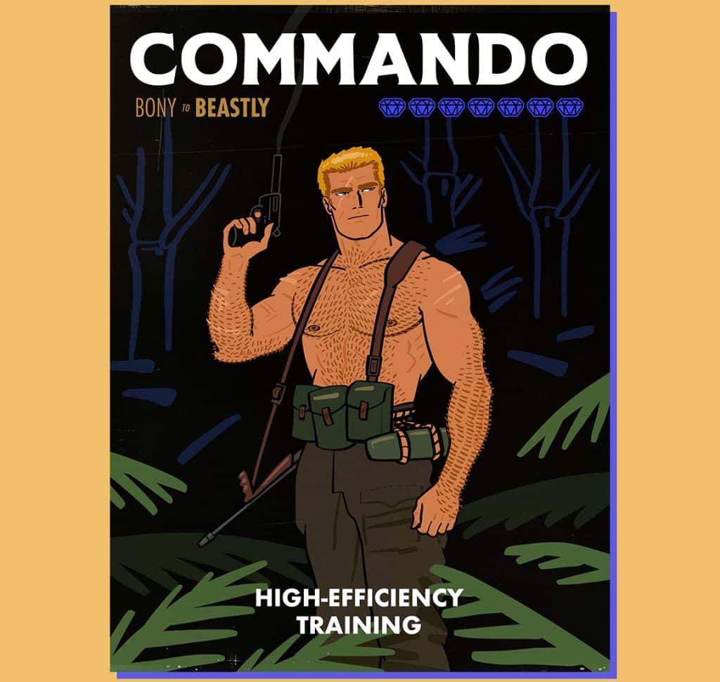 The Commando Program, designed to stimulate great muscle growth with short, minimally fatiguing workouts.